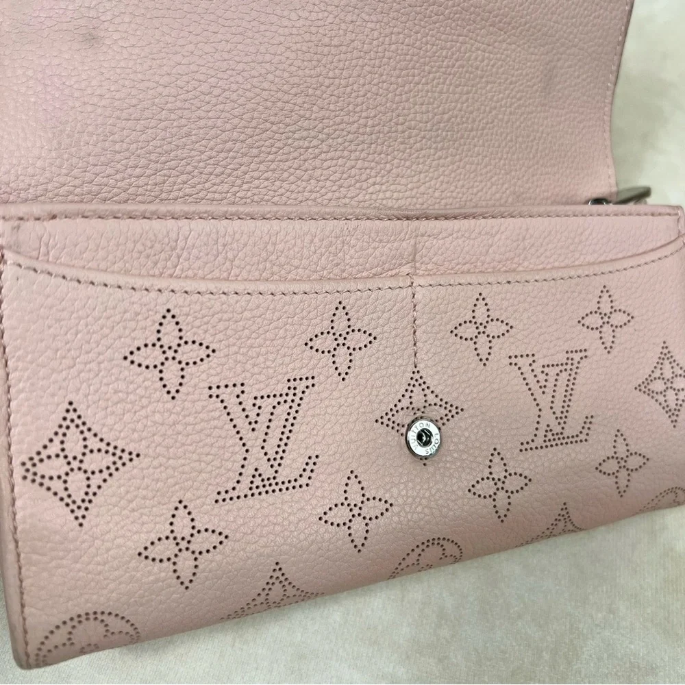 Louis Vuitton Pink Empreinte Leather Wallet
